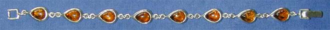 Amber Sterling silver bracelets wholesale.