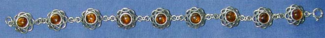 Amber Sterling silver bracelets wholesale.