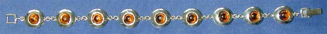 Amber Sterling silver bracelets wholesale.