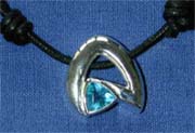 925 Sterling silver cz necklaces wholesale.