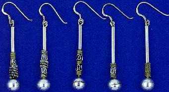 Silver jewelry wholesale - silver earrings VE45-49.jpg (10444 bytes)