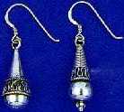 Sterling silver wholesale - silver earrings VE50-51.jpg (3762 bytes)