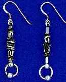 Sterling silver jewelry wholesale - silver earrings VE61-62.jpg (4482 bytes)