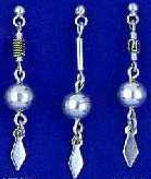 silver earrings VE63-65.jpg (4537 bytes)