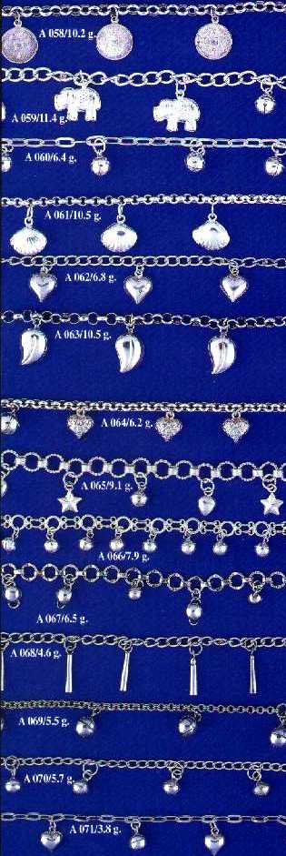 Thai silver jewelry wholesale - silverbracelets110a.jpg (60743 bytes)