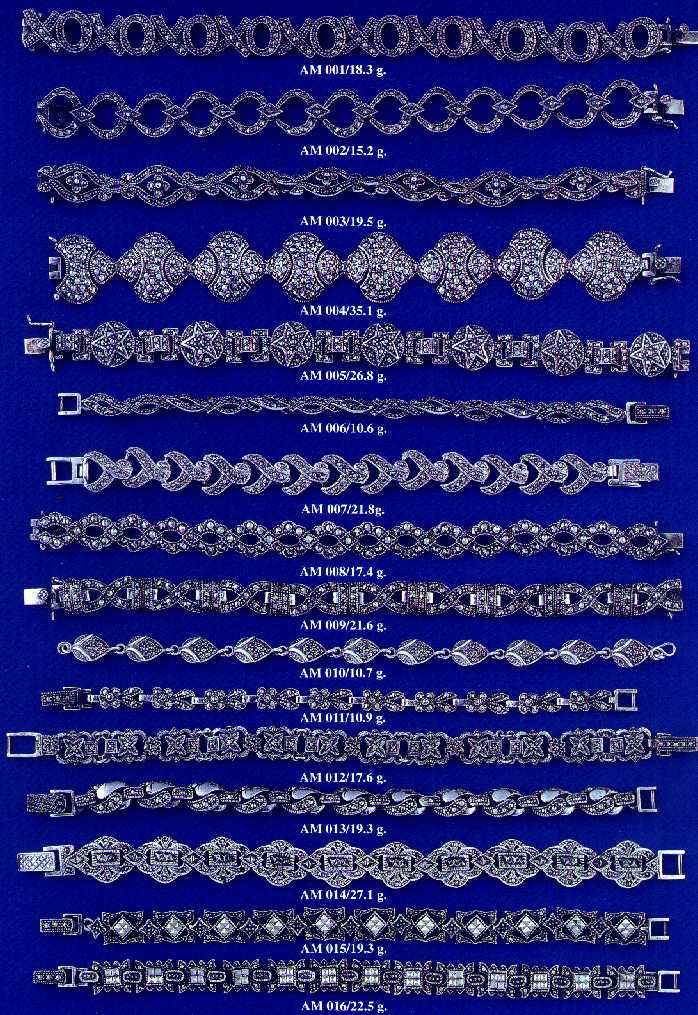 Marcasite bracelets - silverbracelets114.jpg (170980 bytes)